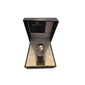 Brooks Brothers Black and Silver Men's Watch NWT BROOKS BROTHERS Men’s 346 Watch